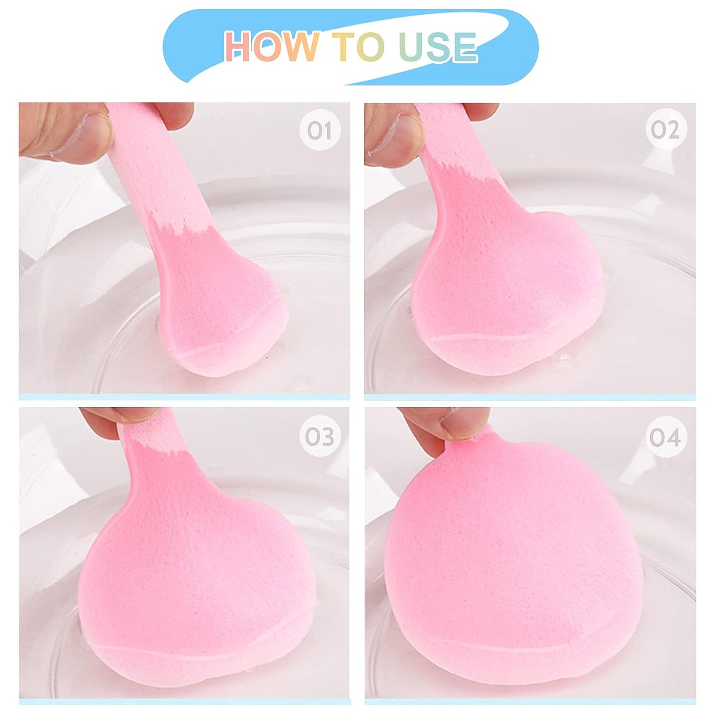 Compressed Facial Sponge (12 pcs)