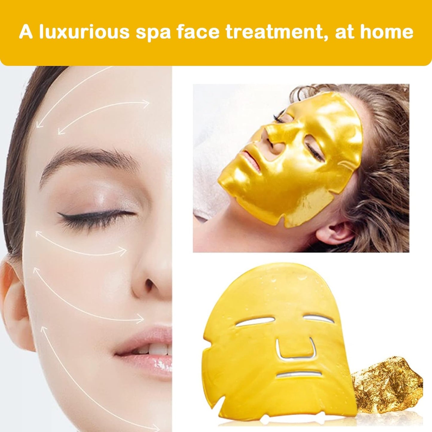 24k Gold Collagen Face Mask