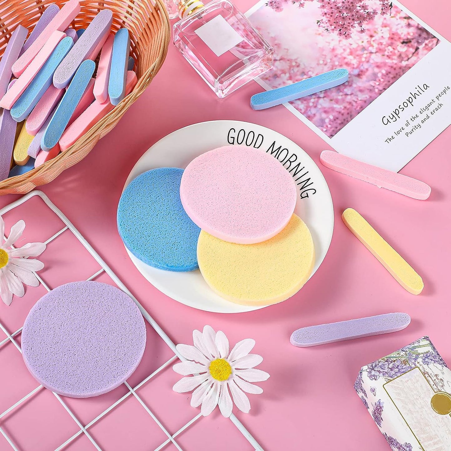 Compressed Facial Sponge (12 pcs)