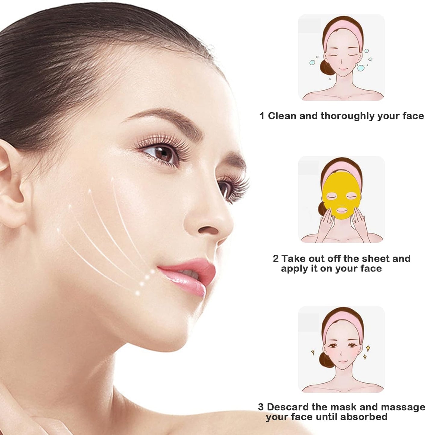 24k Gold Collagen Face Mask